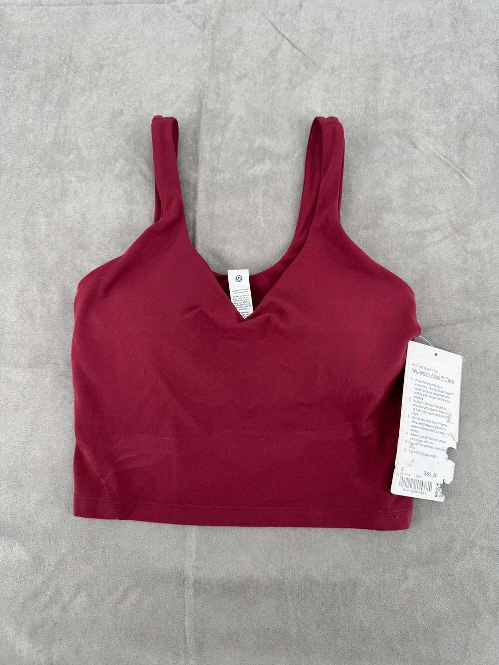 Lululemon Align Tank Top BERRY BERRY Size 6